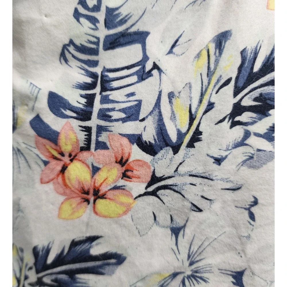 Denim & Flower Floral Print Swim Trunks Casual Beach Shorts Size M‎